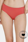 Zivame Low Rise Full Coverage No Visible Panty Line Hipster - Mineral Red — thumbnail 1